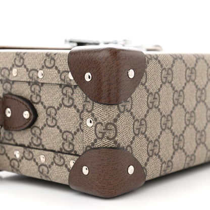Gucci GG Supreme Monogram Globe-Trotter Beauty Case Brown 9 of 12