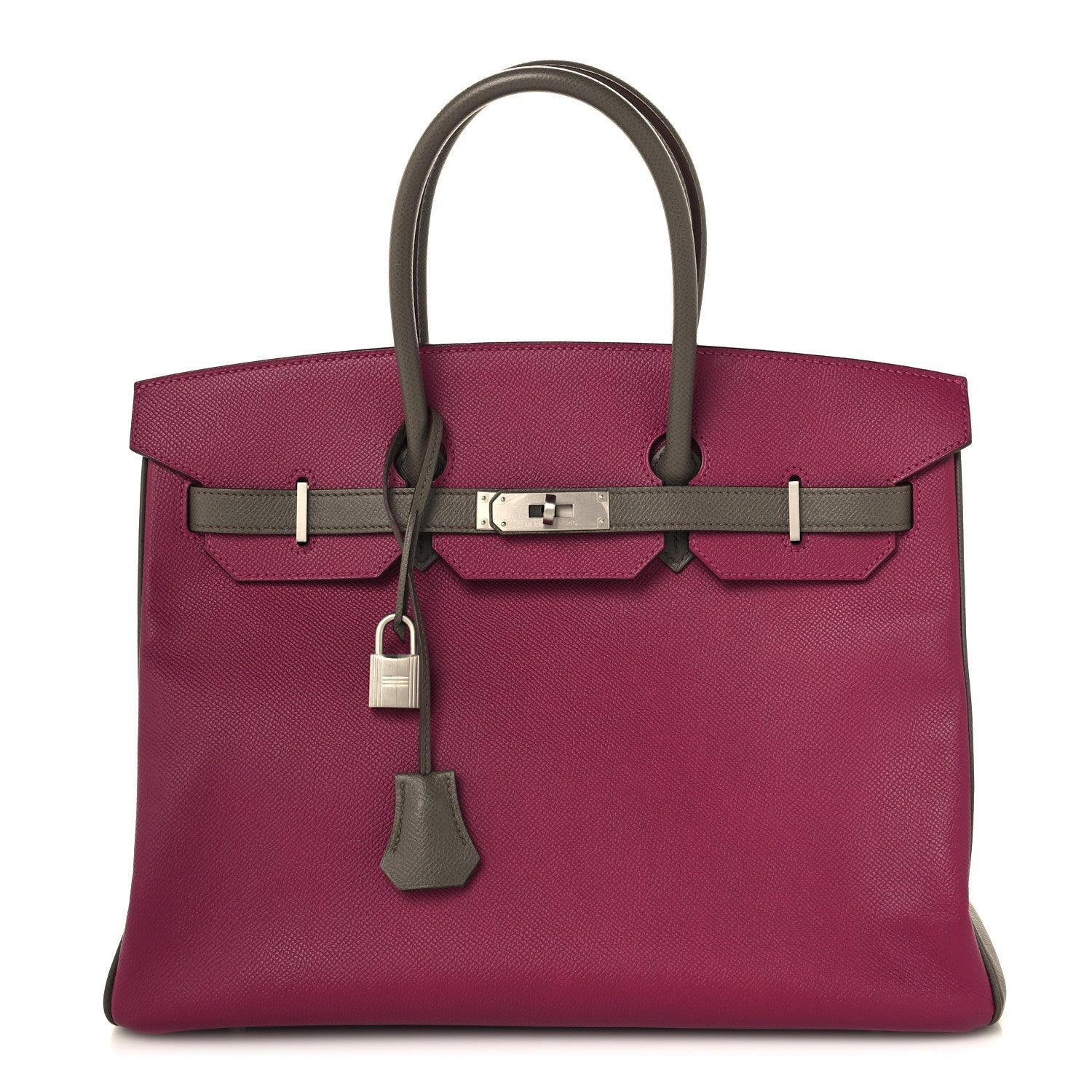 Hermes Epsom Horseshoe Birkin 35 Etain Tosca 1 of 13