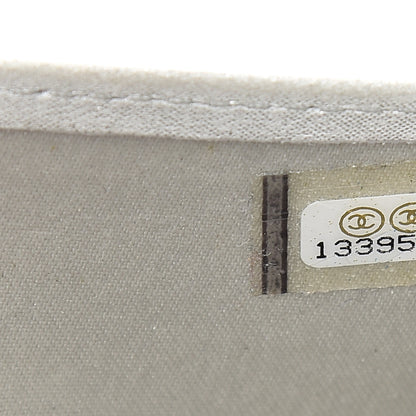 Chanel Lambskin Camellia Embossed Yen Wallet Black 7 of 19