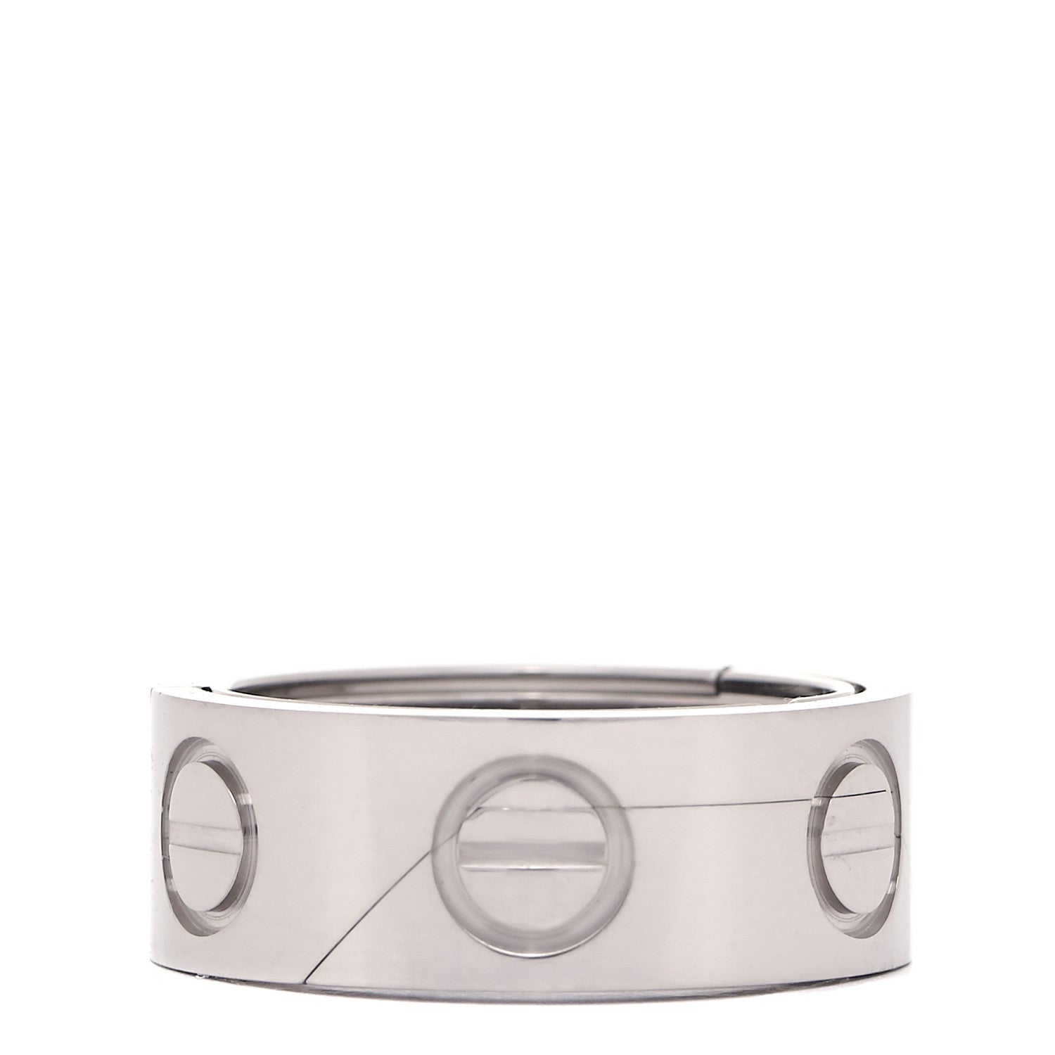 Cartier 18K White Gold 7mm Astro LOVE Ring 47 4 3 of 6