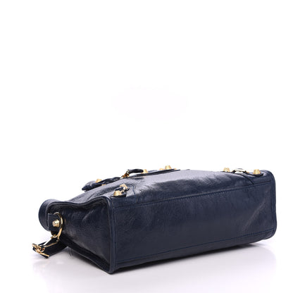 Balenciaga Agneau Giant 12 Gold Hardware S City Bleu Obscur 3 of 8
