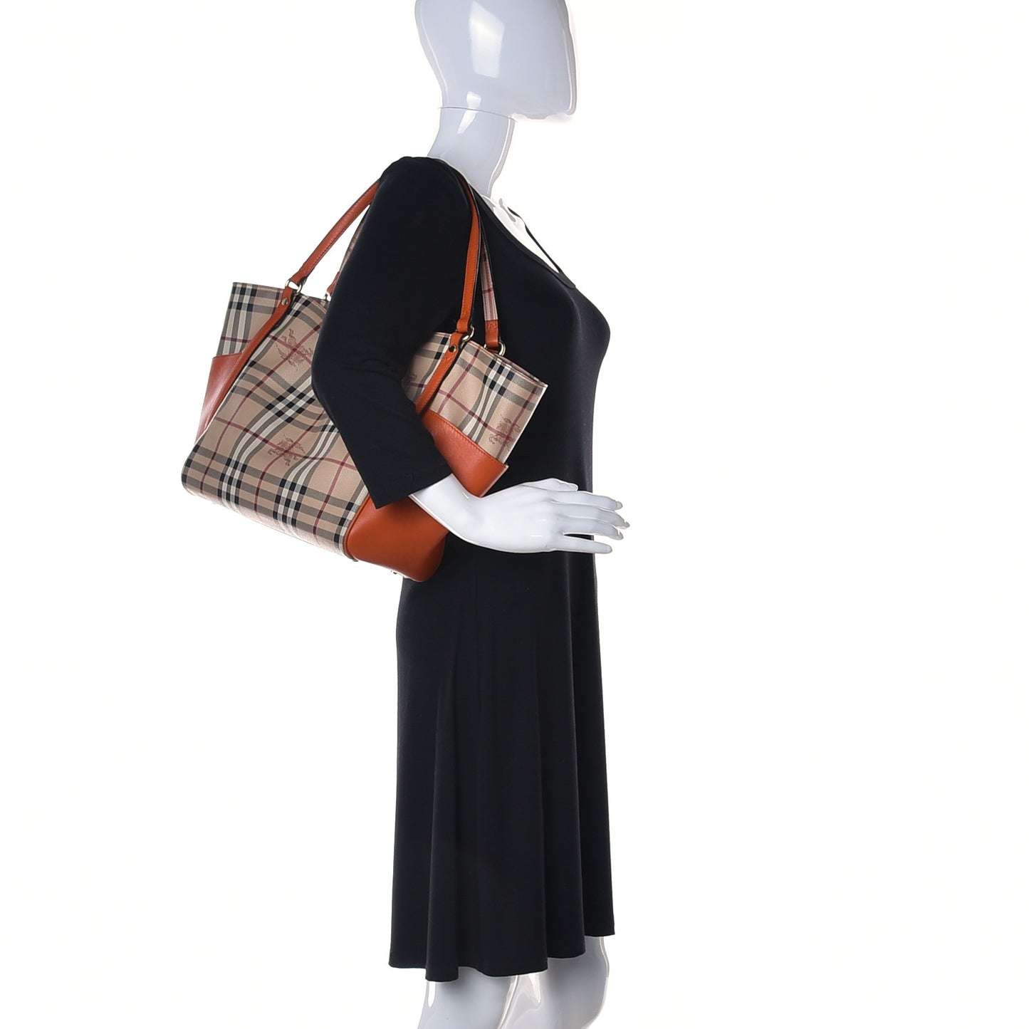 Haymarket Check Small Canterbury Tote Orange