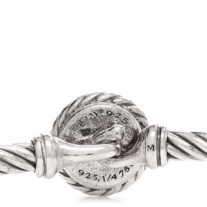 David Yurman Sterling Silver 18K Yellow Gold 3mm Chatelaine Bracelet 3 of 3