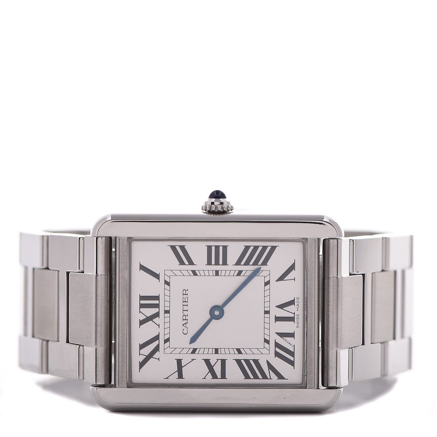 Stainless Steel 27mm Tank Solo Quartz Watch
