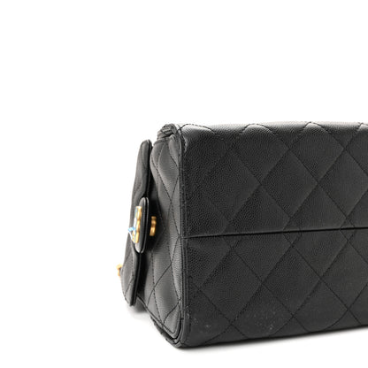 Chanel Caviar Quilted Small Chanel 25 Handbag Black 14 of 17