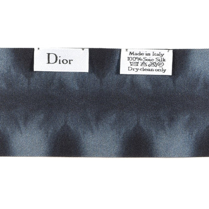 Christian Dior Silk KaleiDioroscopic Mitzah Scarf Blue 3 of 3