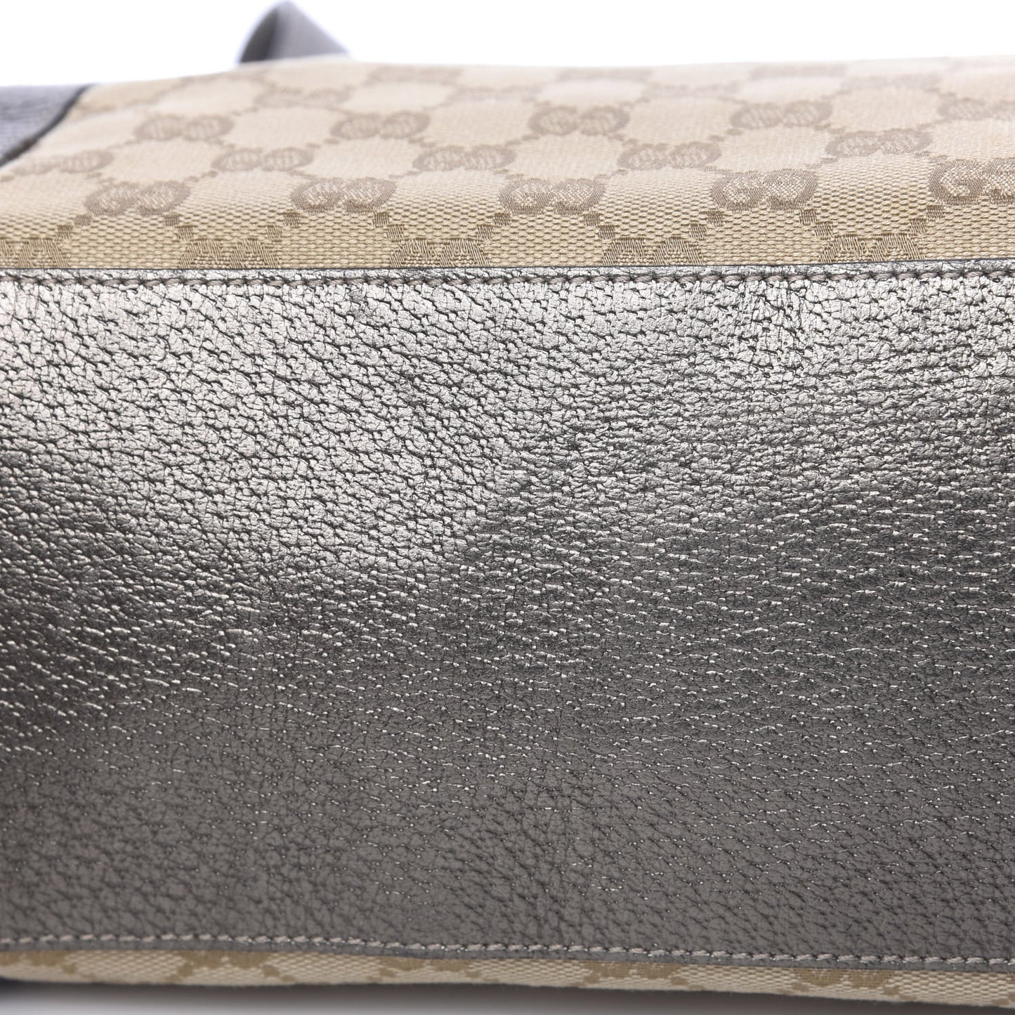 Monogram Medium Abbey Tote Metallic
