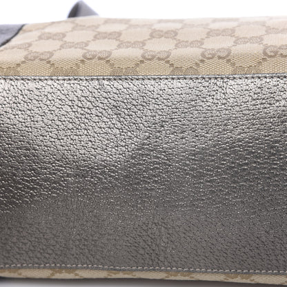 Gucci Monogram Medium Abbey Tote Metallic 9 of 12