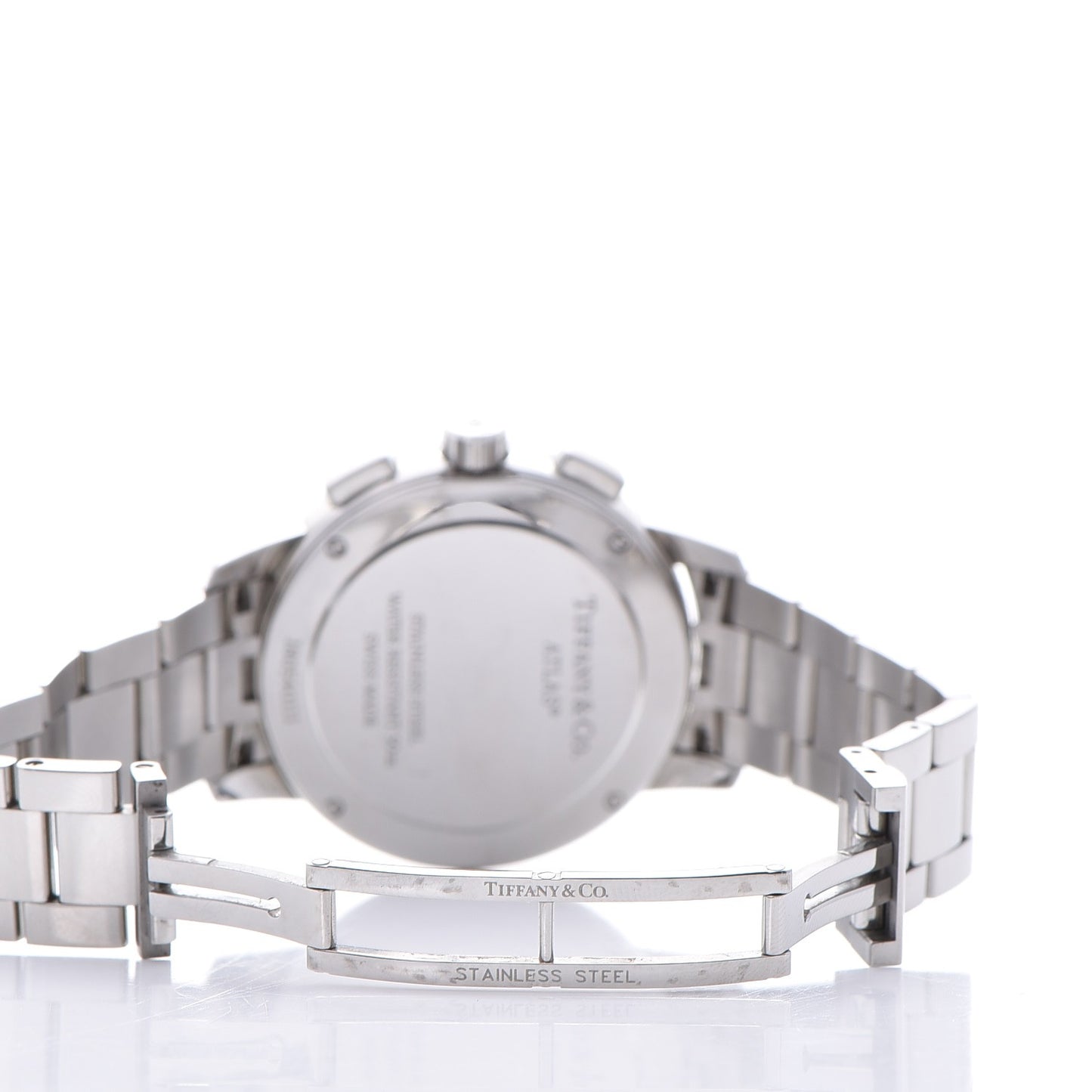 Stainless Steel 36mm Atlas Dome Chronograph Quartz Watch