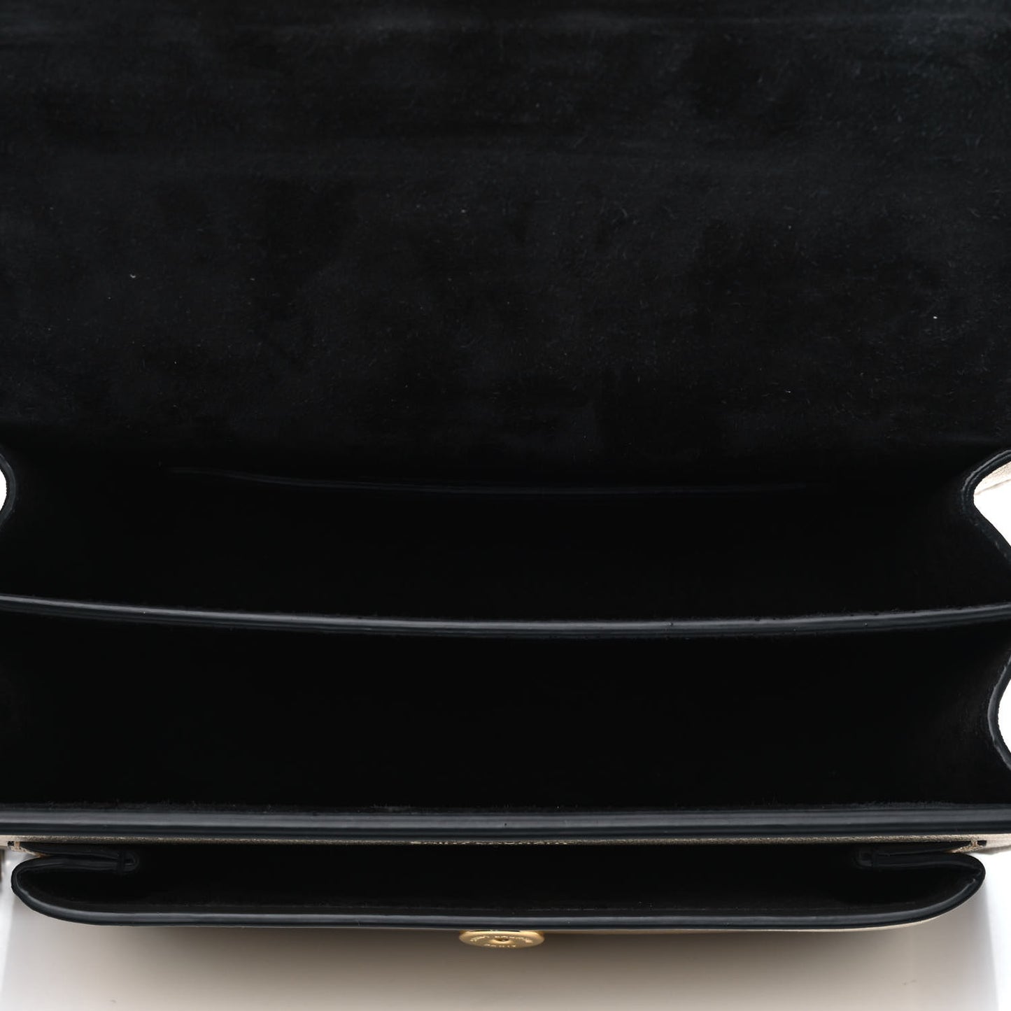 Metallic Calfskin Small Monogram Sunset Gold