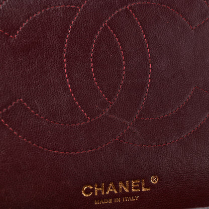 Chanel Lambskin Quilted Jumbo Double Flap Black 12 of 13