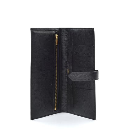 Hermes Epsom Bearn Gusset Wallet Black 5 of 8