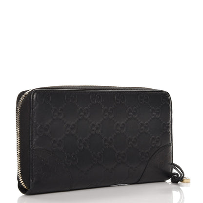 Gucci Guccissima Signature Microguccissima Bree Zip Around Wallet Black 3 of 7