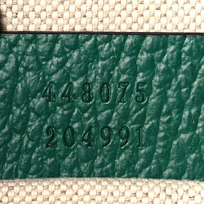 Gucci Dollar Calfskin Crystal Web Medium Dionysus Bamboo Top Handle Bag Emerald 7 of 14