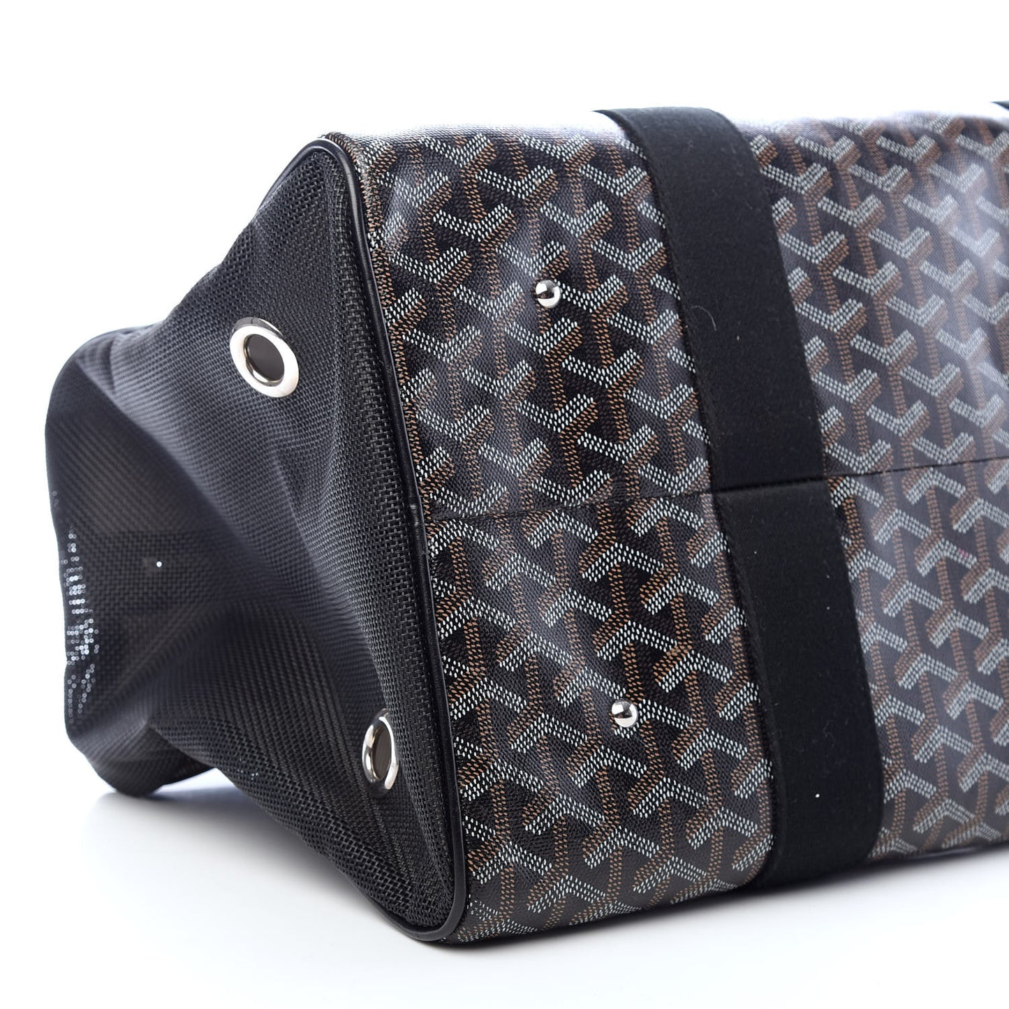 Goyardine Voltigeur Pet Carrier Black