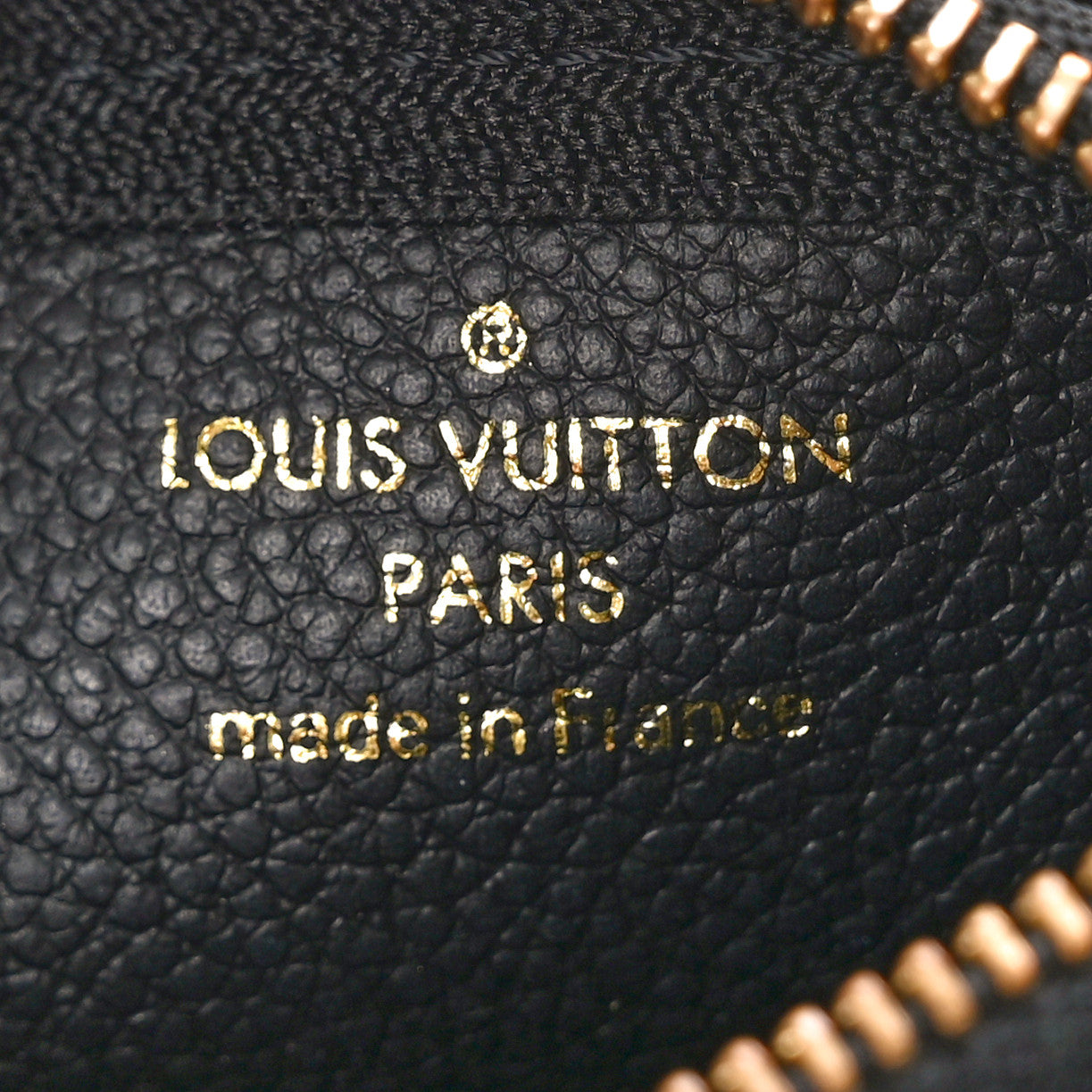 Louis Vuitton Empreinte Monogram Giant Key Pouch Black Beige 5 of 7