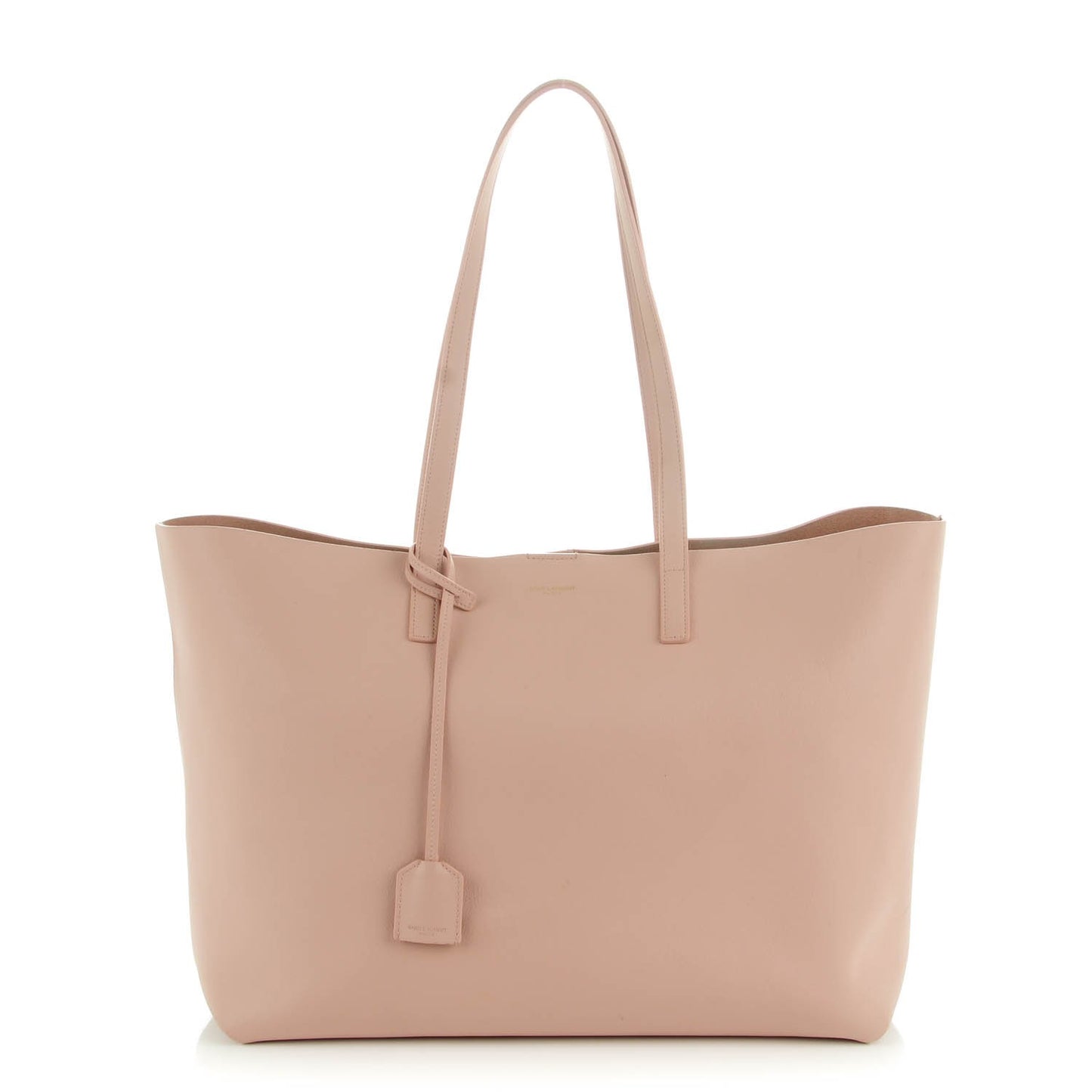 Calfskin Large Shopping Tote Pale Blush