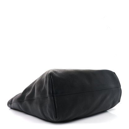 Prada Vitello Daino Tote Black 4 of 10