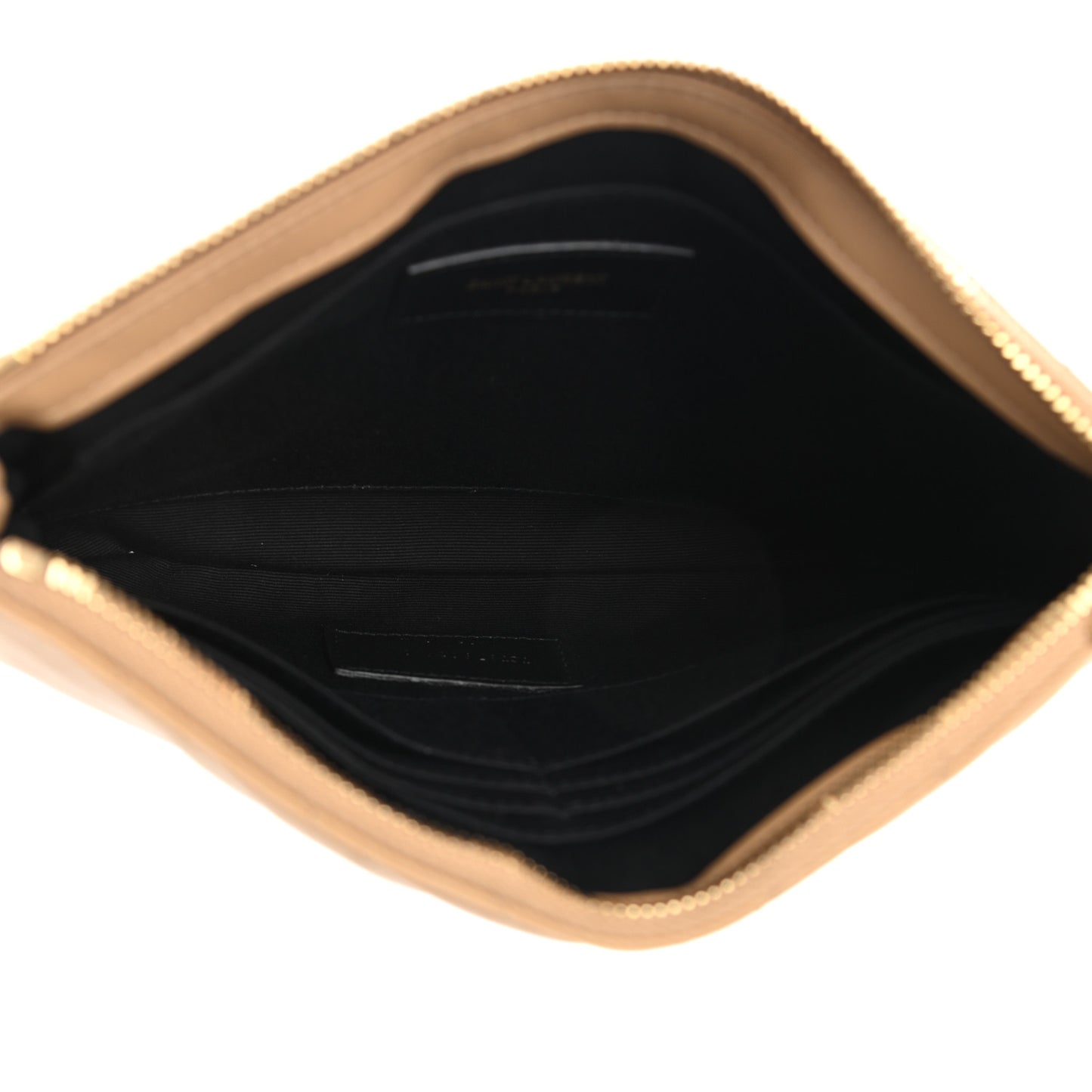 Calfskin Matelasse Chevron Monogram A5 Wristlet Dune