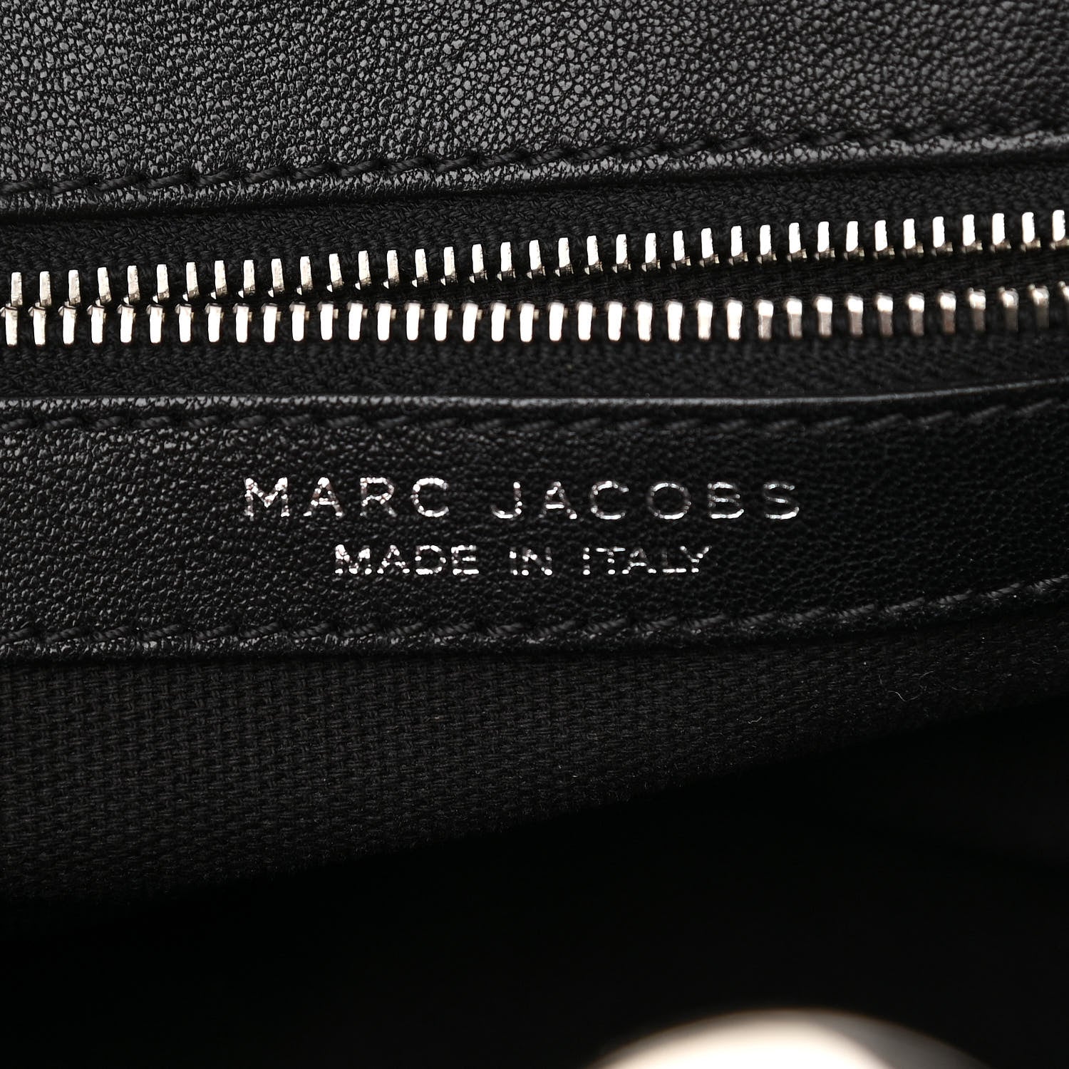 Marc Jacobs Calfskin Quilted Little Stam Black 5 of 9