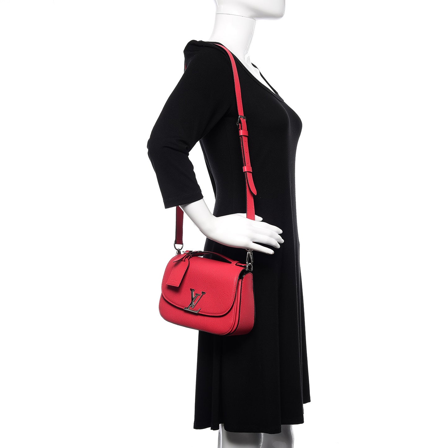 Grained Calfskin Vivienne NM Framboise