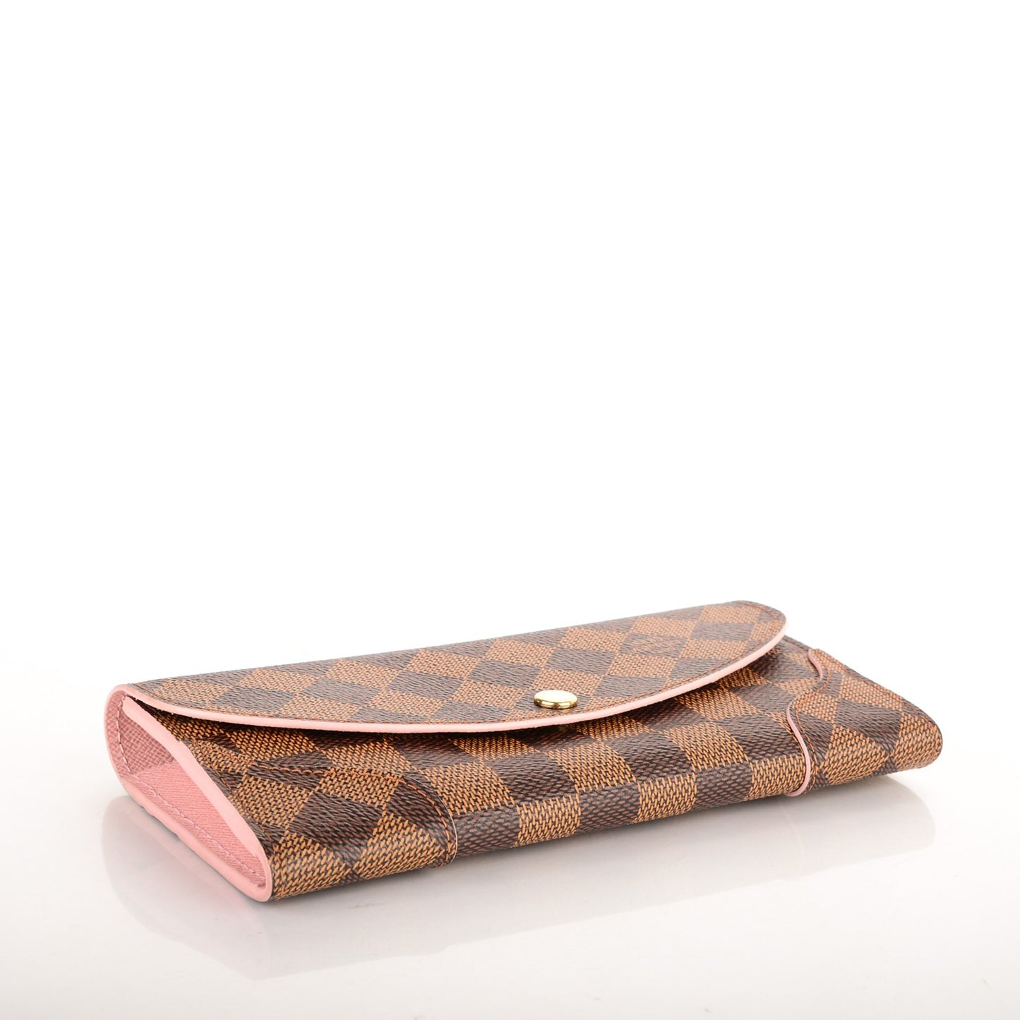 Damier Ebene Caissa Wallet Rose Ballerine