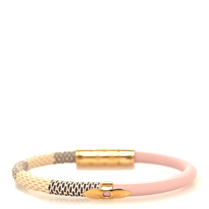 Louis Vuitton Damier Azur Daily Confidential Bracelet Pink 3 of 4