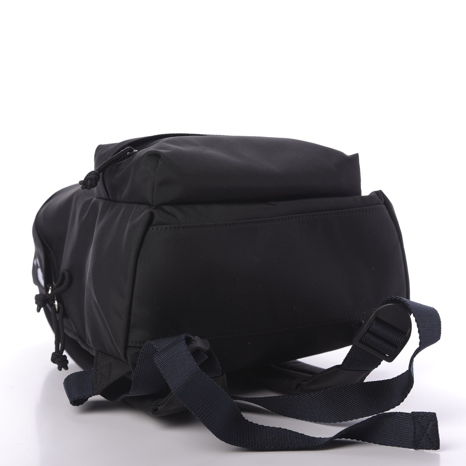 Balenciaga Sport Nylon Logo Embroidered S Wheel Backpack Black White 3 of 8