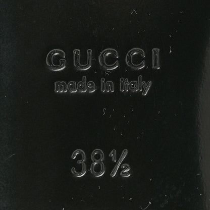 Gucci Monogram Horsebit Womens Slingback Ballet Flat 38.5 Beige Blue 8 of 10