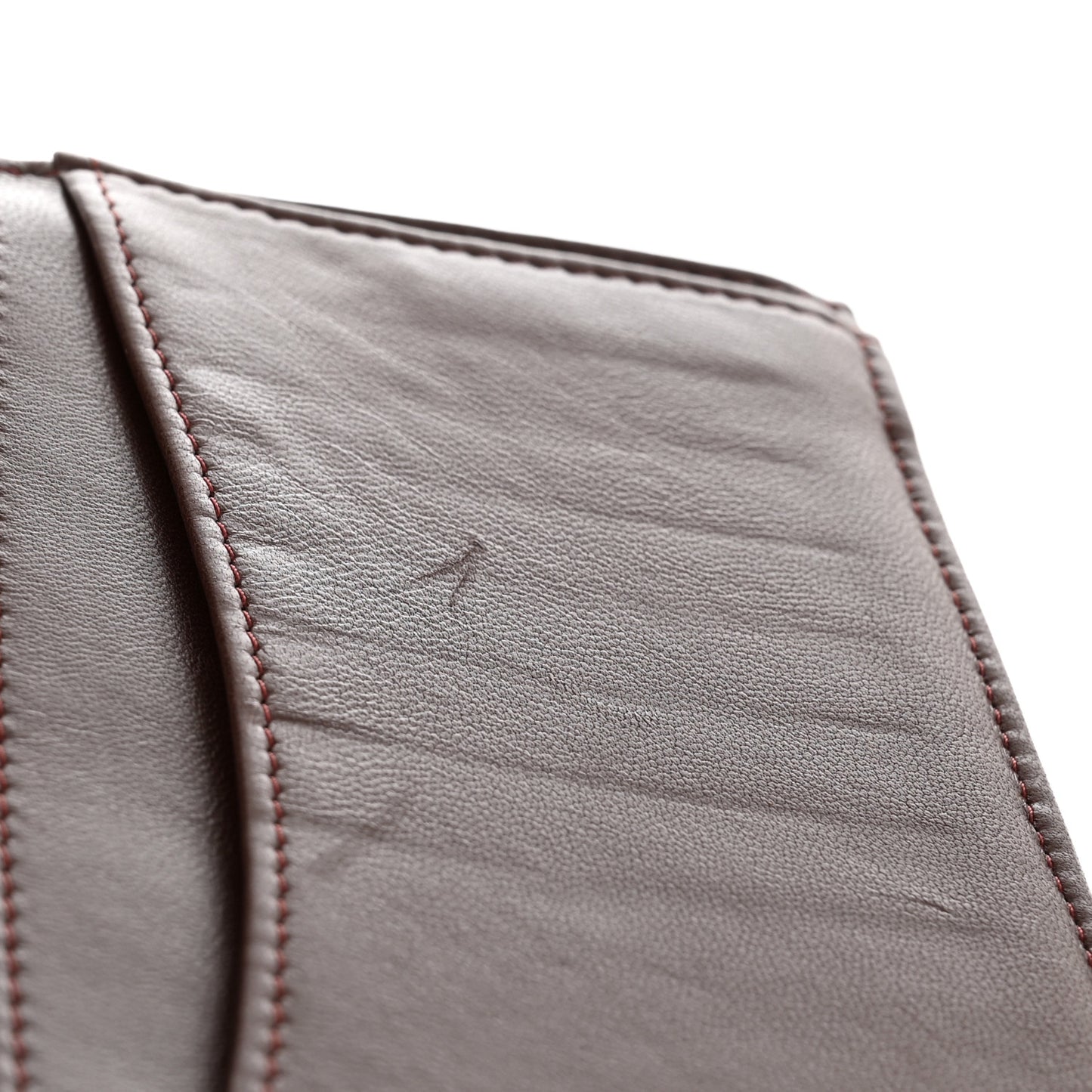Lambskin Quilted Yen Wallet Black