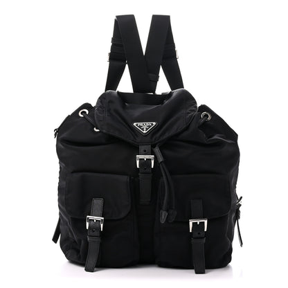 Prada Nylon Vela Medium Backpack Black 1 of 10