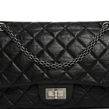 Chanel Aged Calfskin Quilted 2.55 Reissue 227 Flap Black 8 of 10