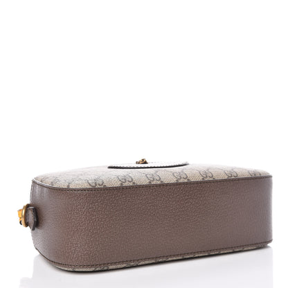 Gucci GG Supreme Monogram Web Neo Vintage Shoulder Bag Beige New Acero Crop 4 of 10