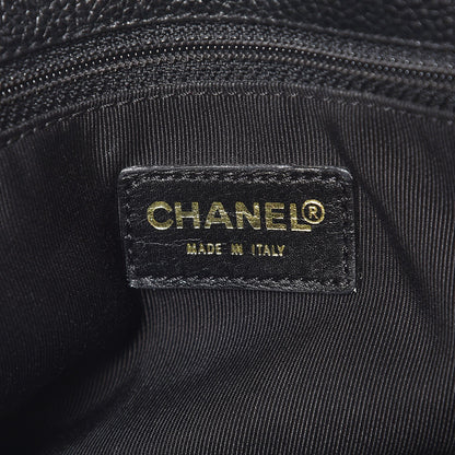 Chanel Calfskin Tall Cerf Tote Black 6 of 11