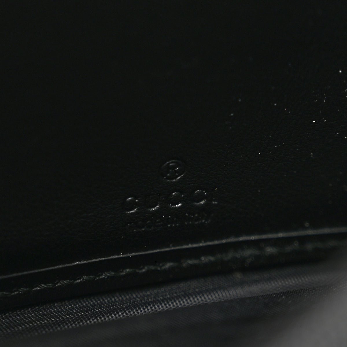 Gucci Calfskin Matelasse GG Marmont Continental Wallet Black 6 of 12