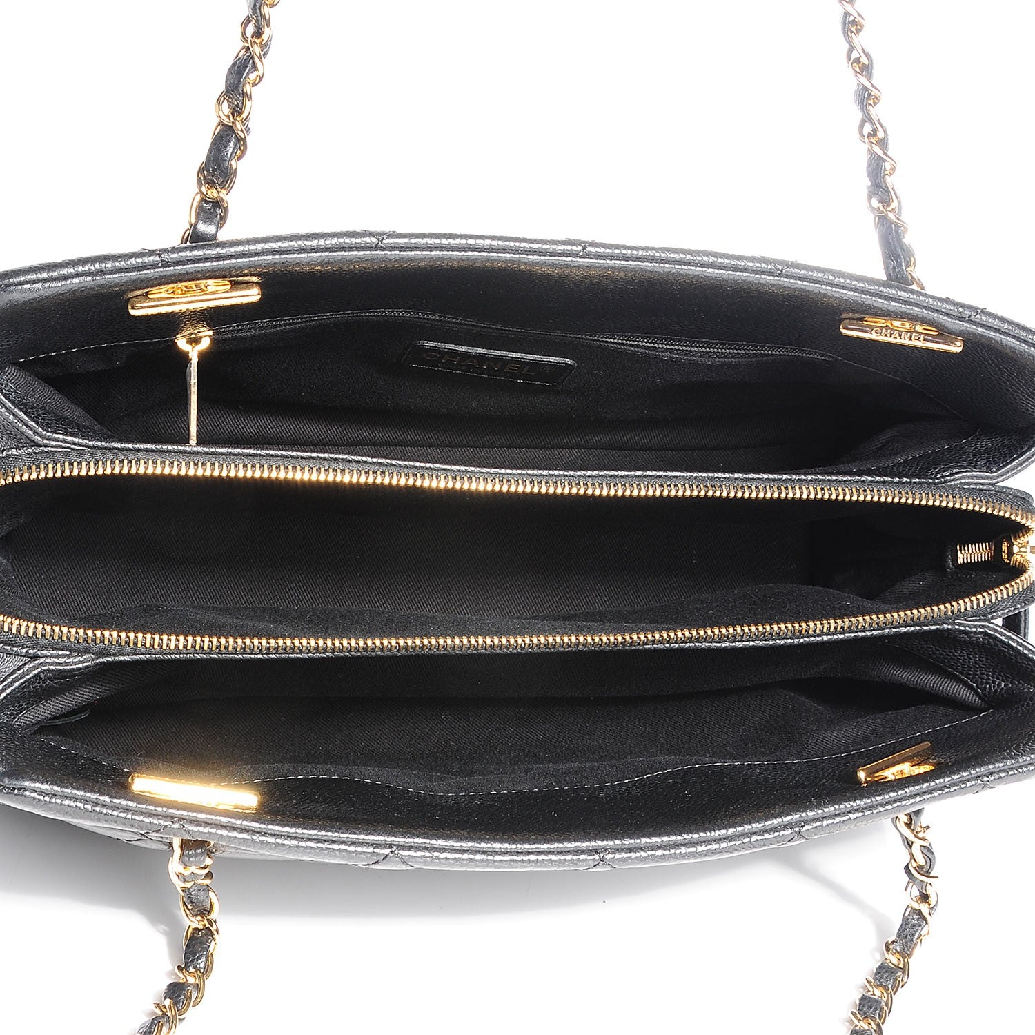 Chanel Caviar Timeless CC Shopping Tote Black 8 of 8