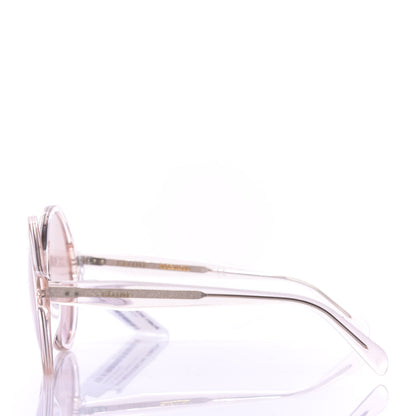 Celine Round Sunglasses CL 40051/I Transparent Light Pink 3 of 6