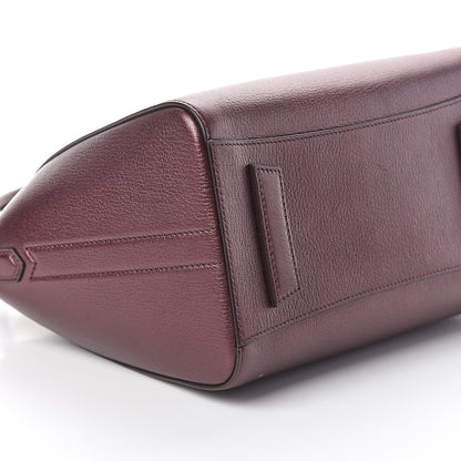 Givenchy Metallic Sugar Goatskin Small Antigona Oxblood 8 of 9