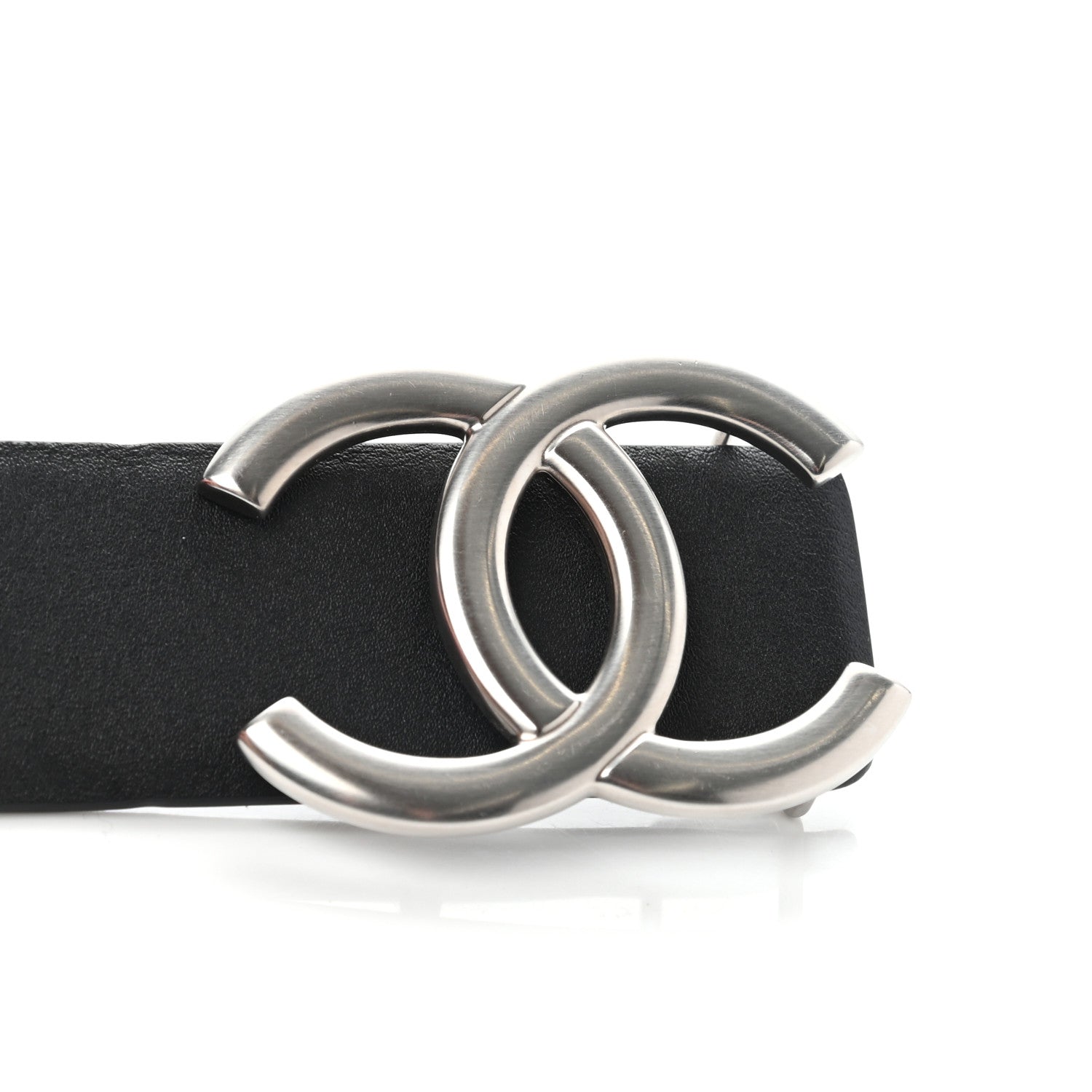 Chanel Calfskin CC Reversible Belt 90 Black Burgundy 6 of 6