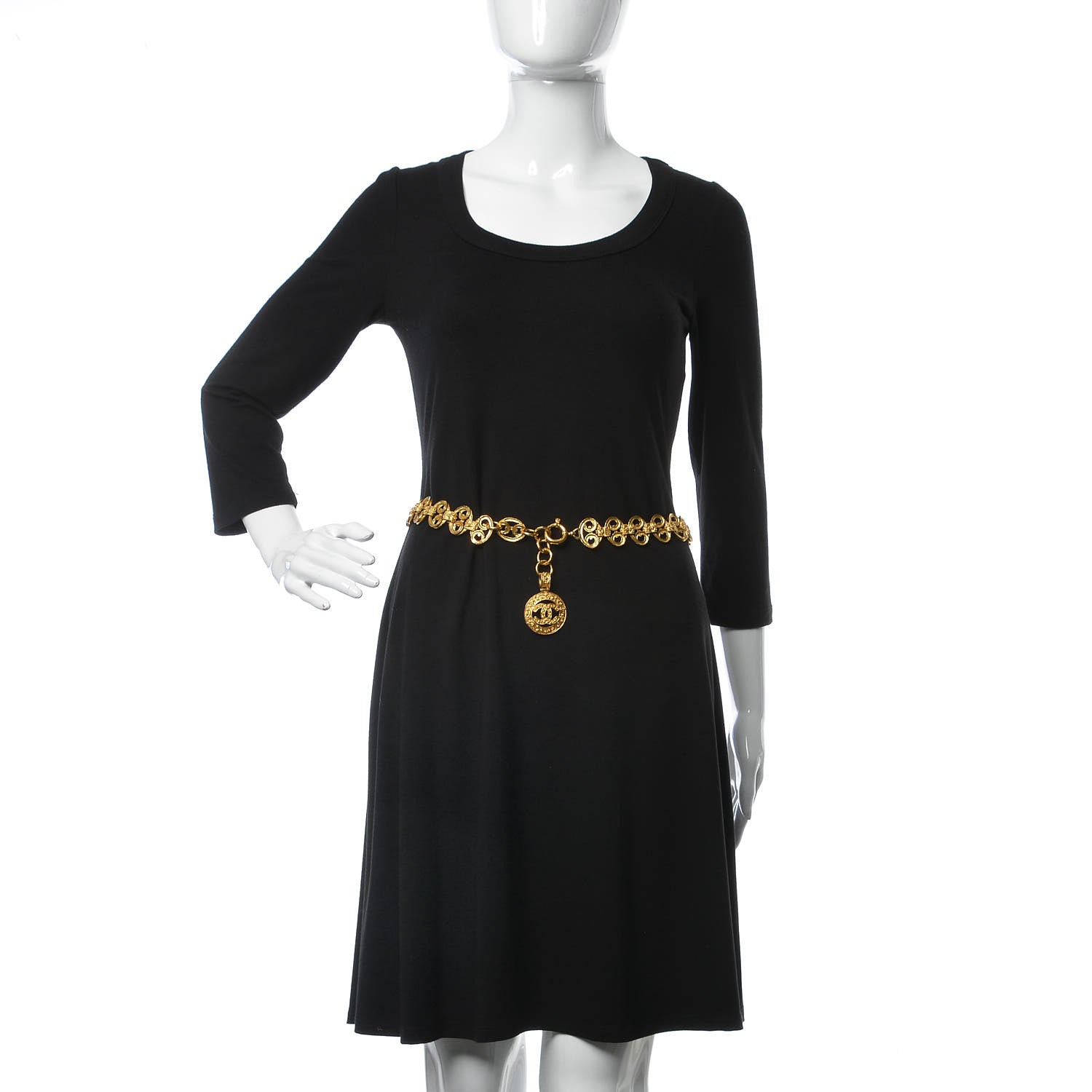 Chanel Chain CC Medallion Belt Gold 2 of 4