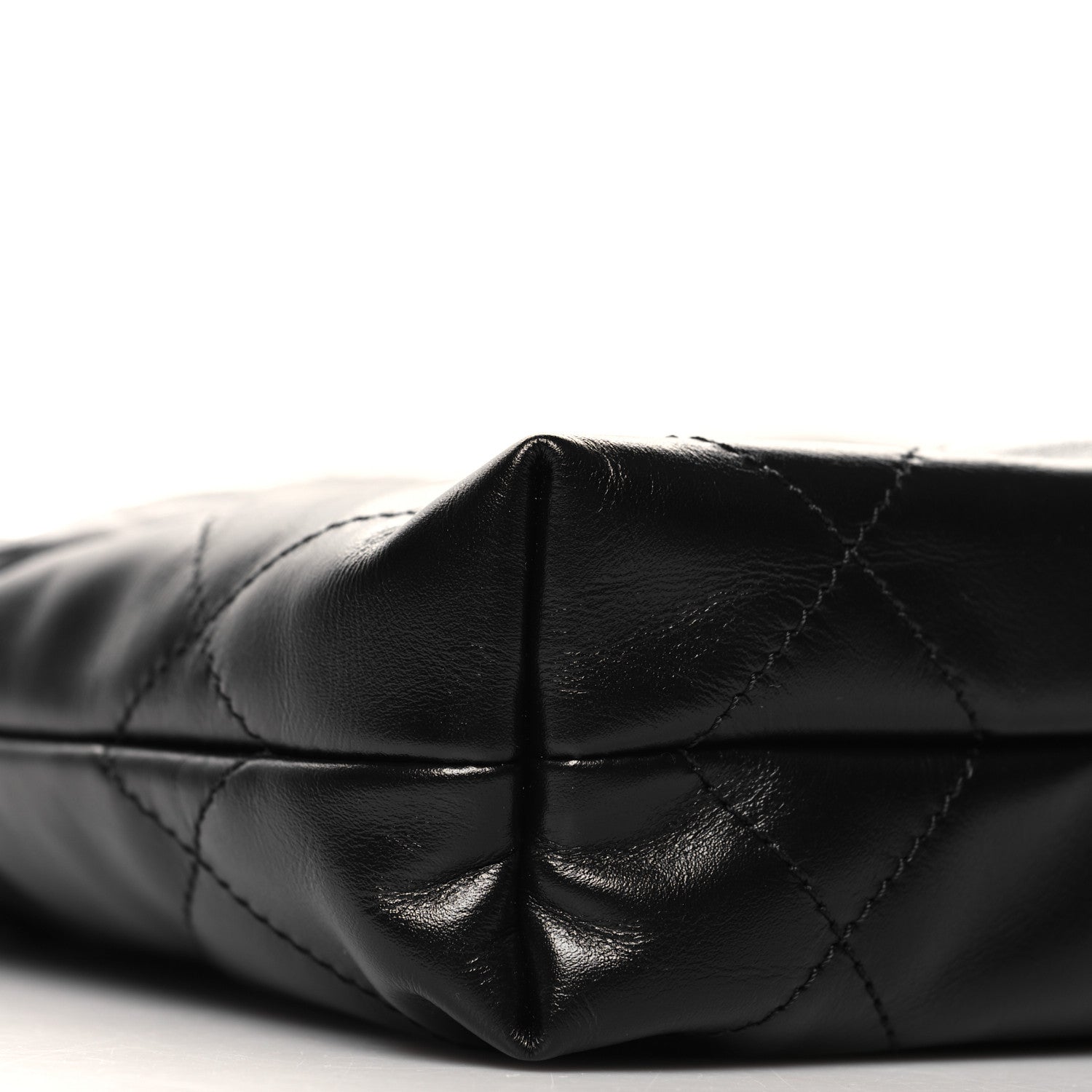Chanel Shiny Calfskin Quilted Mini Chanel 22 Black 9 of 11
