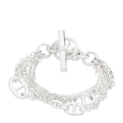 Hermes Sterling Silver GM New Farandole Bracelet SH 1 of 4