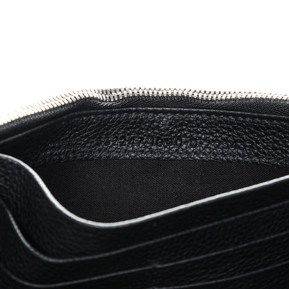 Balenciaga Calfskin Le Dix Continental Wallet Black 7 of 7