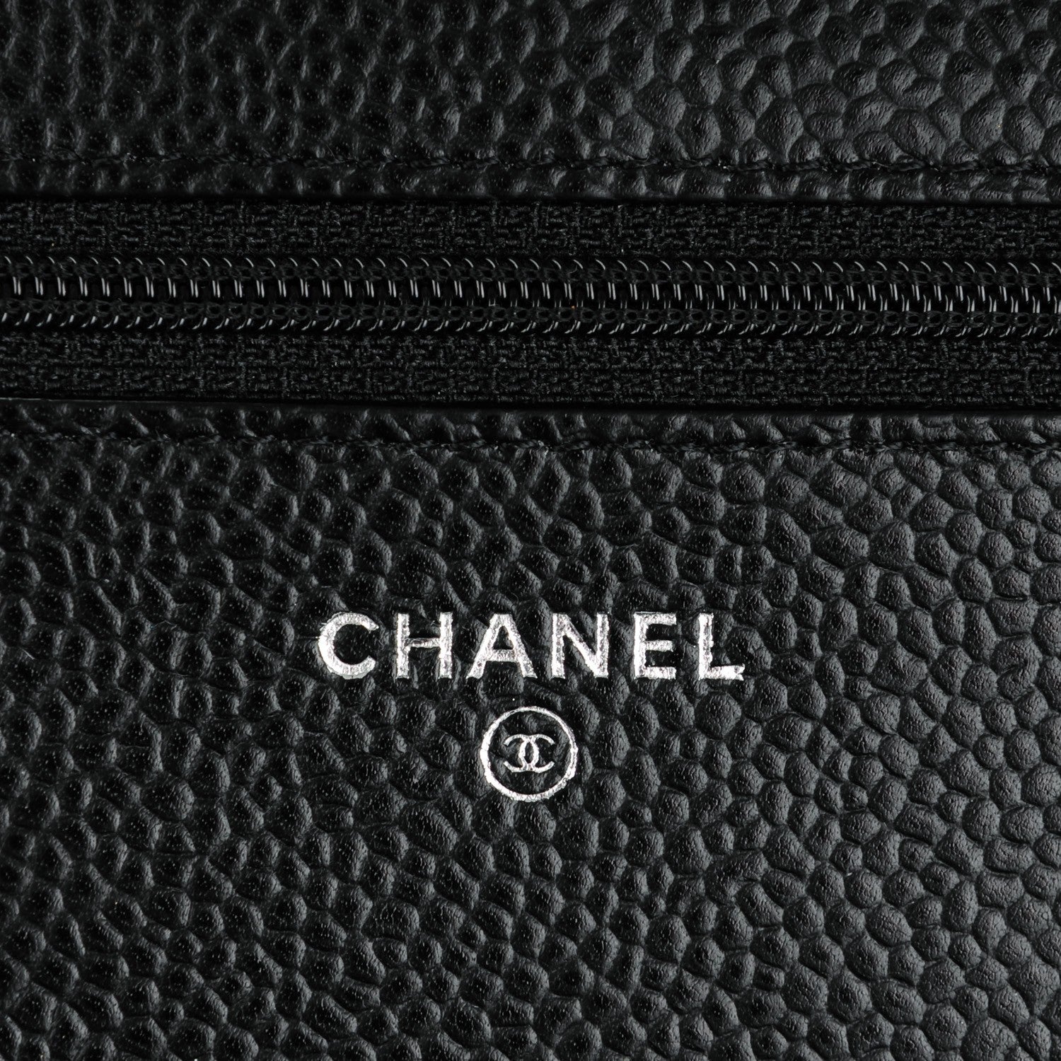 Chanel Caviar Quilted Wallet On Chain WOC Black 6 of 8