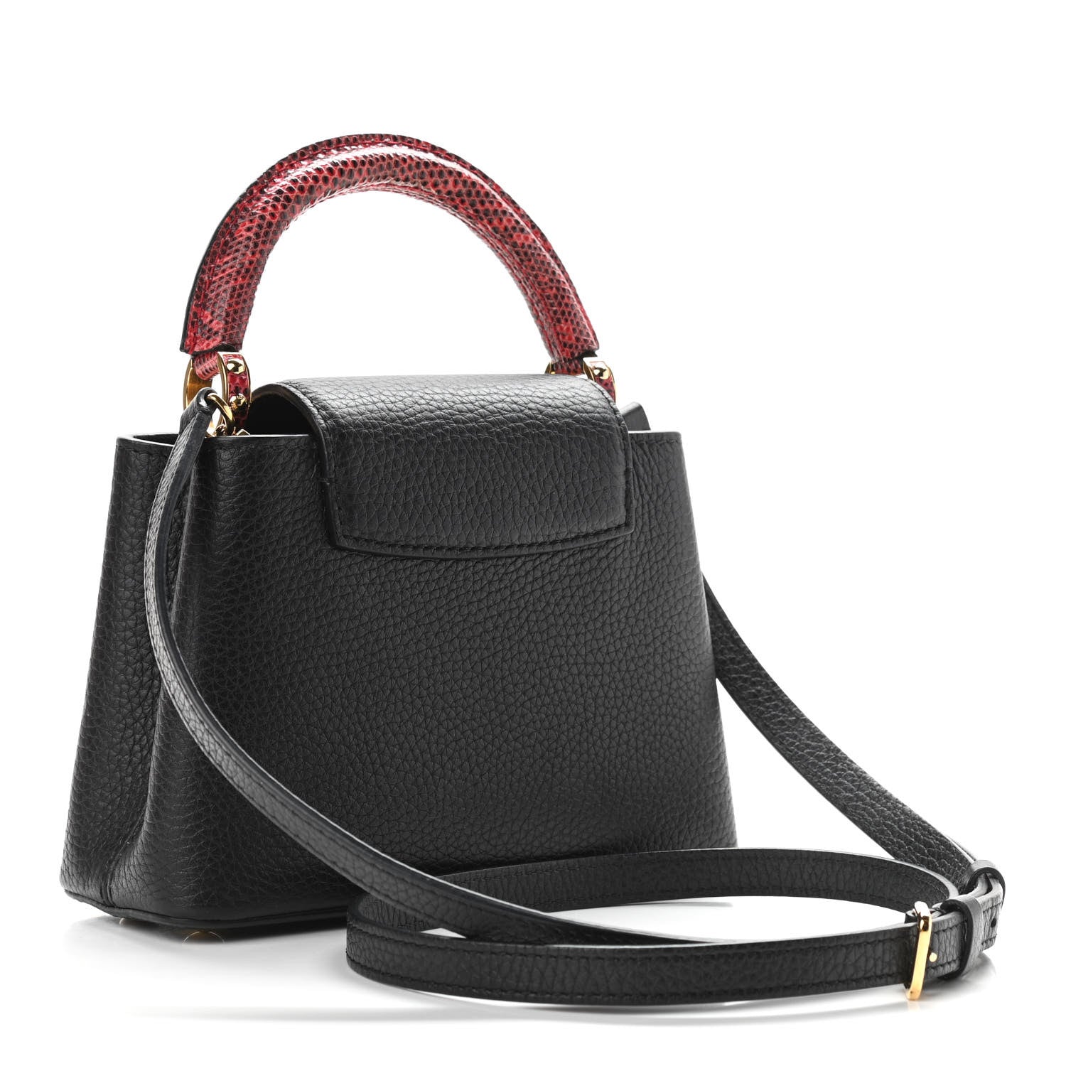 Louis Vuitton Taurillon Lizard Capucines Mini 3 of 9