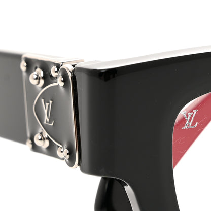 Louis Vuitton Acetate Charleston Sunglasses Z1244W Black Prism 8 of 9