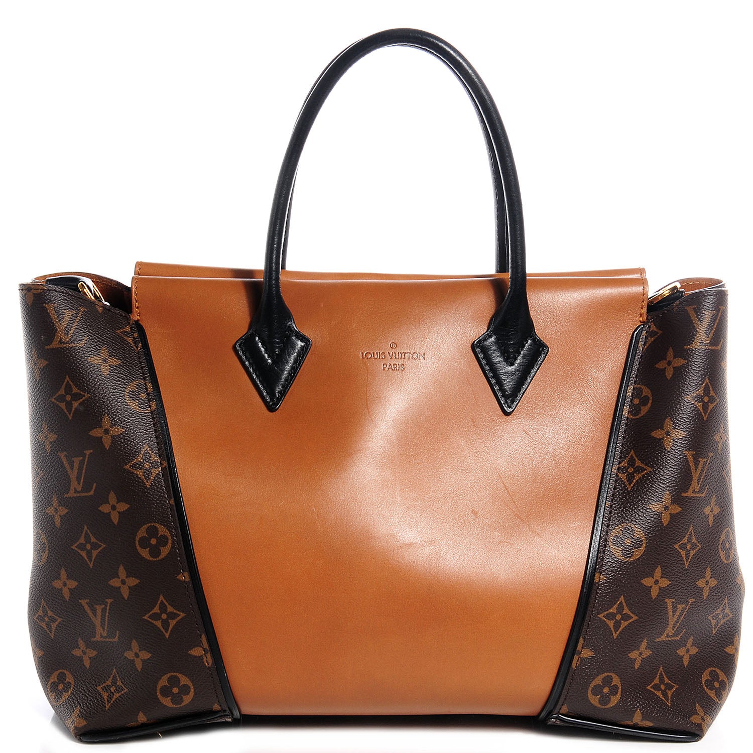Louis Vuitton Monogram Cuir Orfevre Tote W PM Noisette 1 of 8