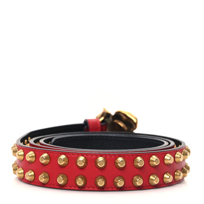 Gucci Calfskin Metal Flower Interlocking G Belt 90 36 Red 2 of 4