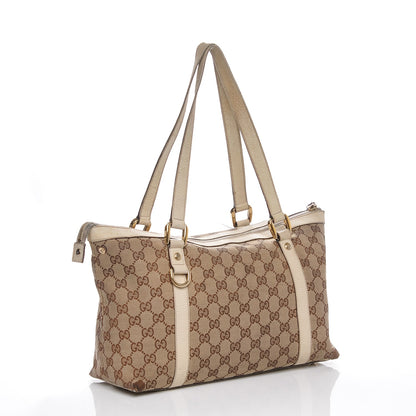 Gucci Monogram Medium Abbey Tote Off White 3 of 8