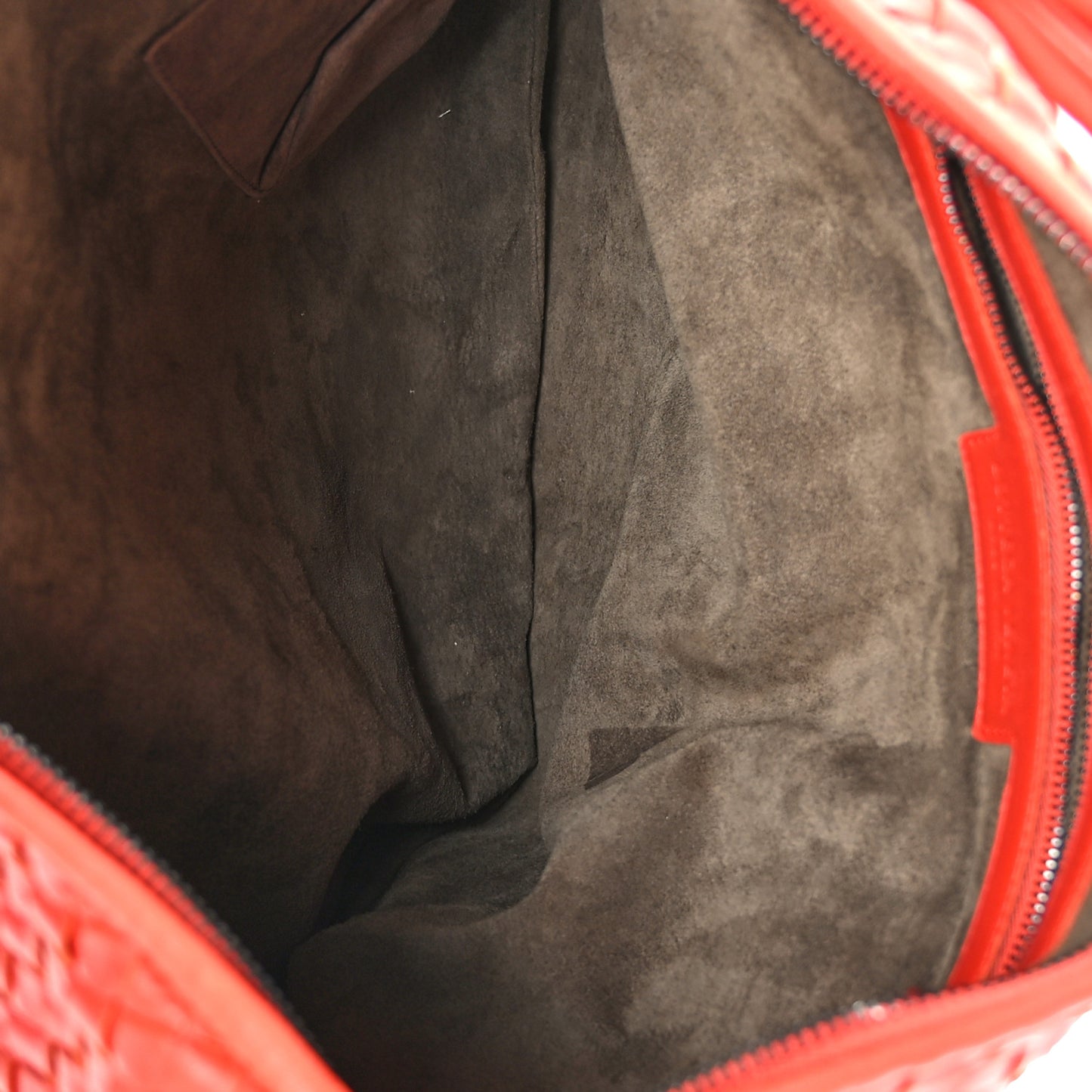 Nappa Intrecciato Large Veneta Hobo Corniola